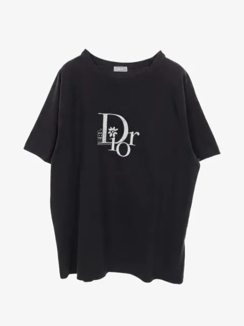 Christian Dior Pre-Owned x ERL 2010s logo-embroidery T-shirt