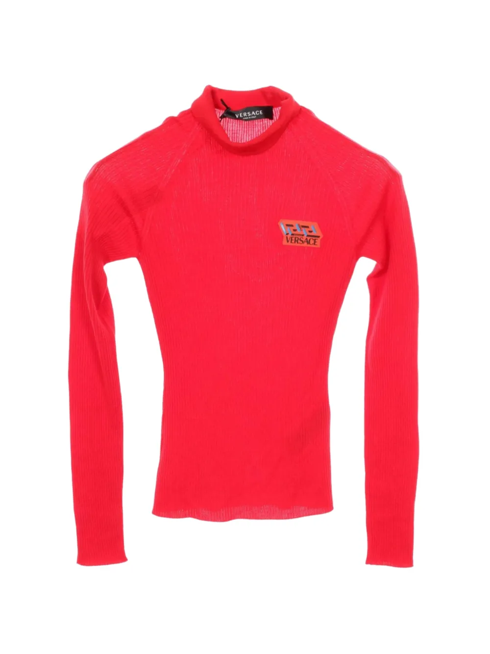 Versace Pre-Owned pull à col montant - Rouge Versace Pre-Owned pull à col montant - Rouge