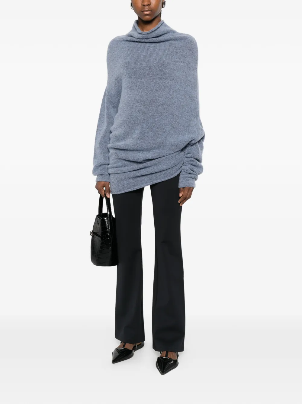  Viktoria Chan Juliet Skewed Sweater - Blue 