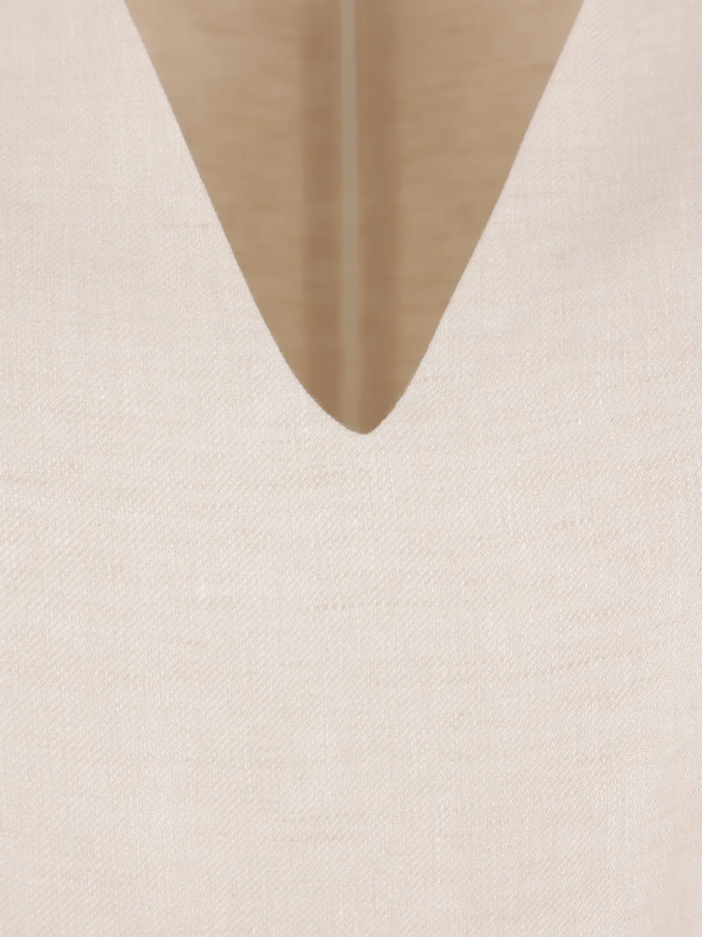  Glanshirt Lia V-neck Tie Dress - Neutrals 