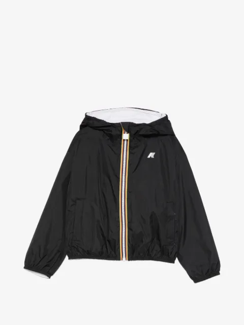 K Way Kids Laurette zip-up hooded jacket