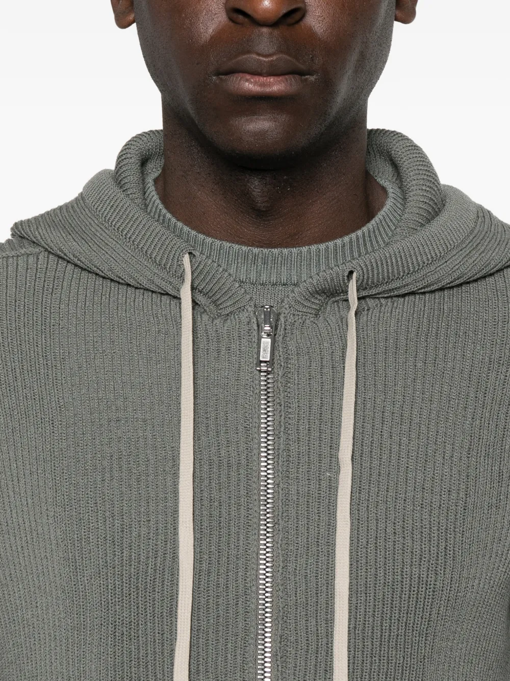 Rick Owens Vest met capuchon Groen