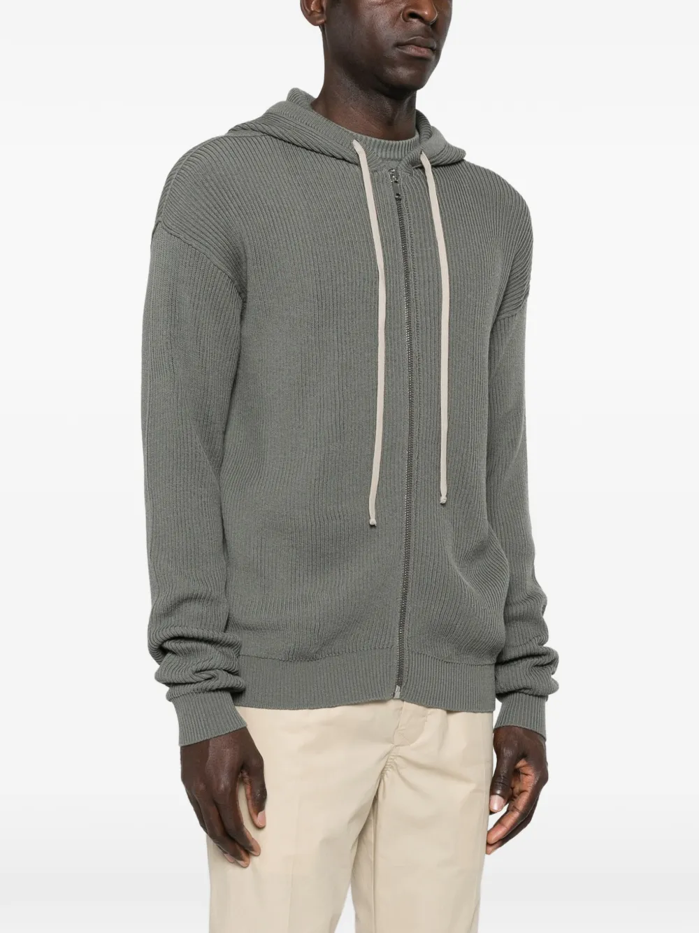 Rick Owens Vest met capuchon Groen