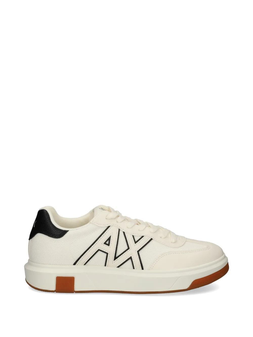 Ea7 Emporio Armani logo detail sneakers - Nude