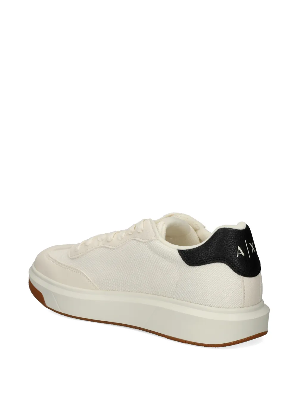 Ea7 Emporio Armani Sneakers met logodetail Beige