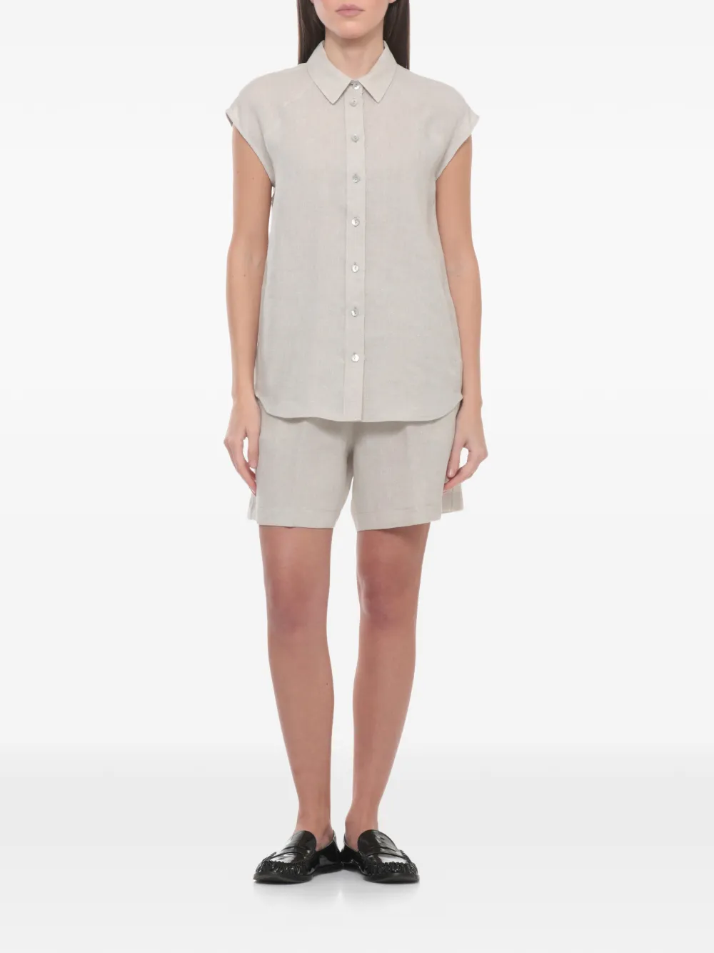  Panicale Elasticated Shorts - Neutrals 