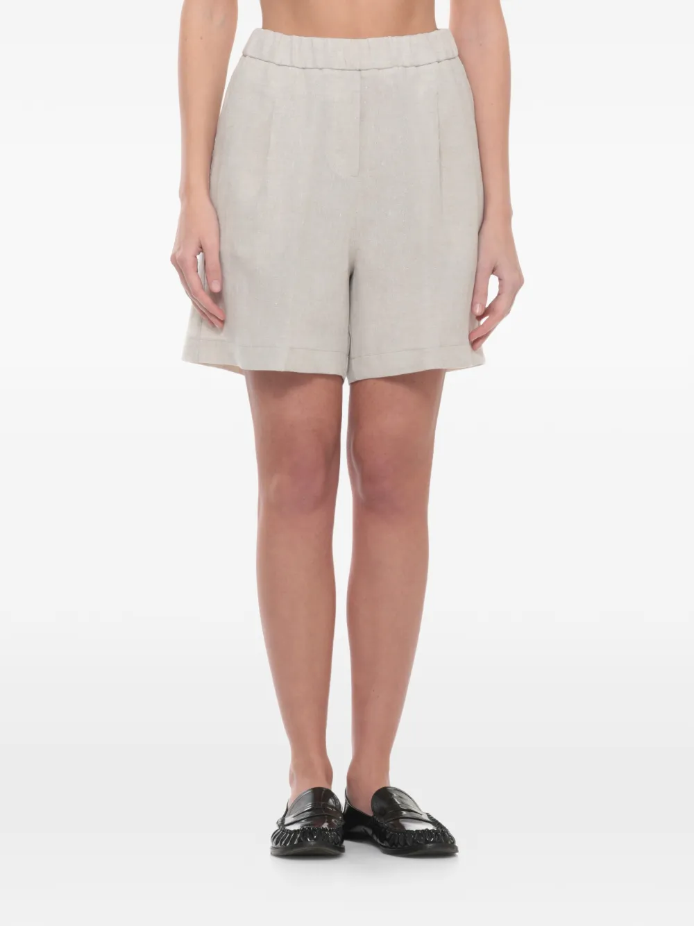  Panicale Elasticated Shorts - Neutrals 
