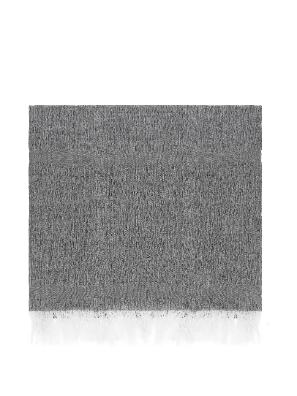 PANICALE fringed scarf - Grigio