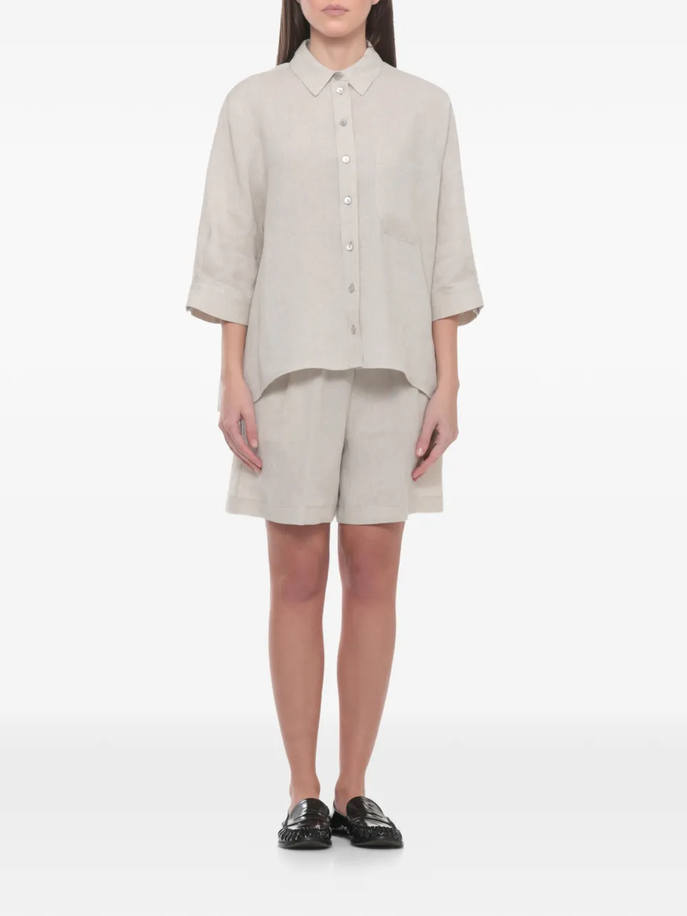  Panicale Buttoned Shirt - Neutrals 