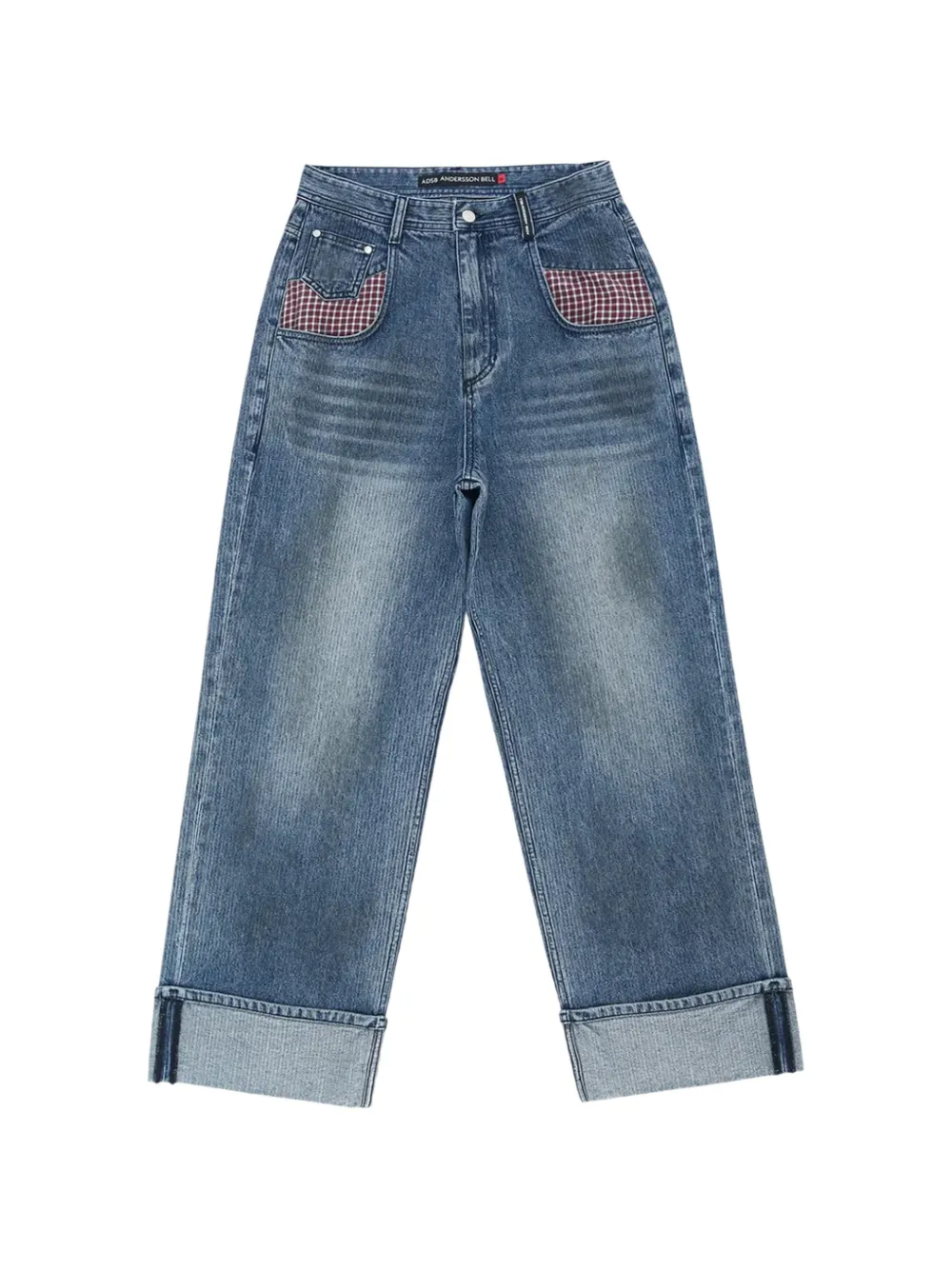 Andersson Bell rolled-up jeans - Blu