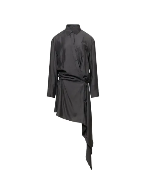 YCH asymmetric mini shirt dress