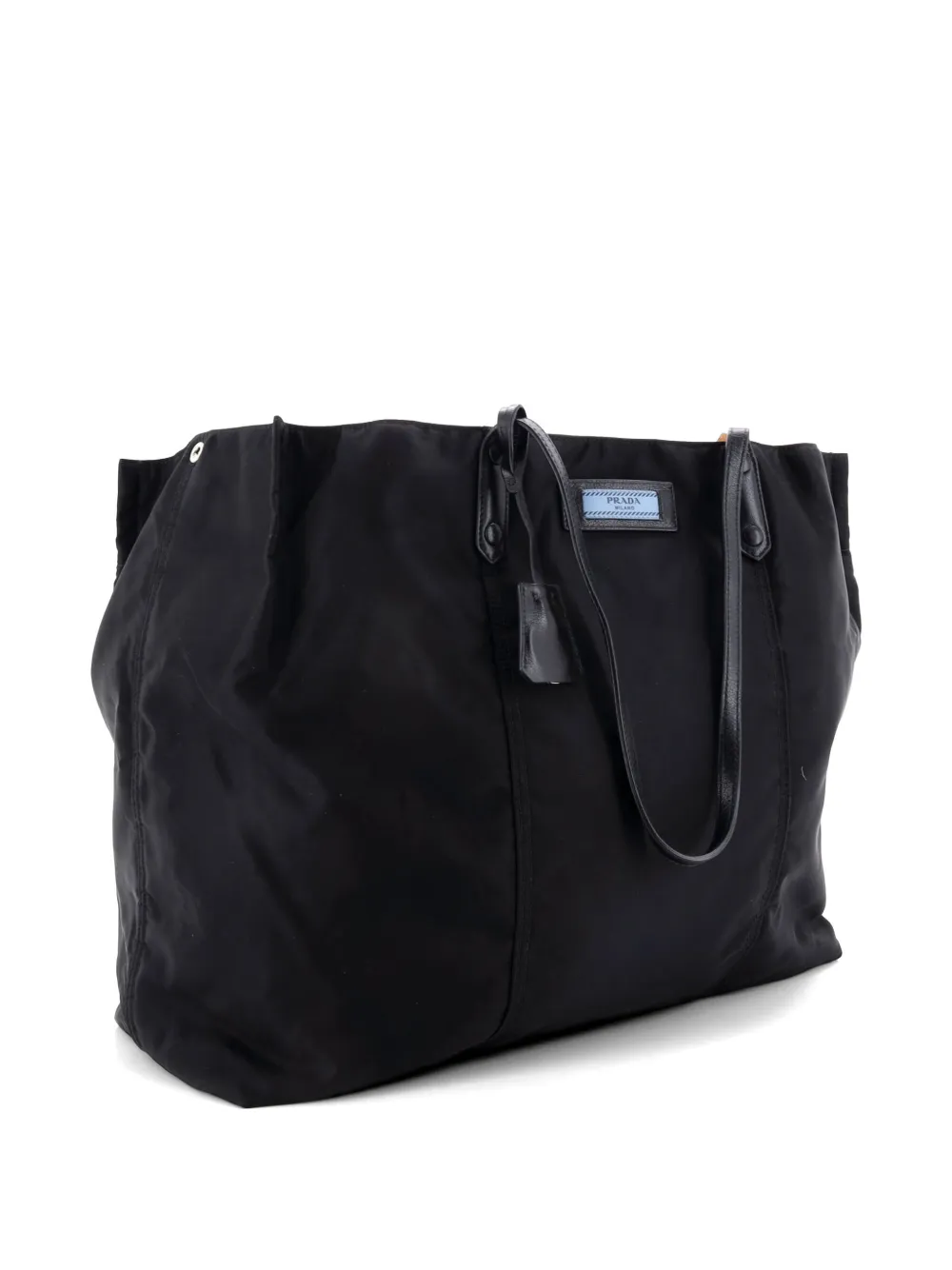 Etiquette Tessuto Large Tote Bag