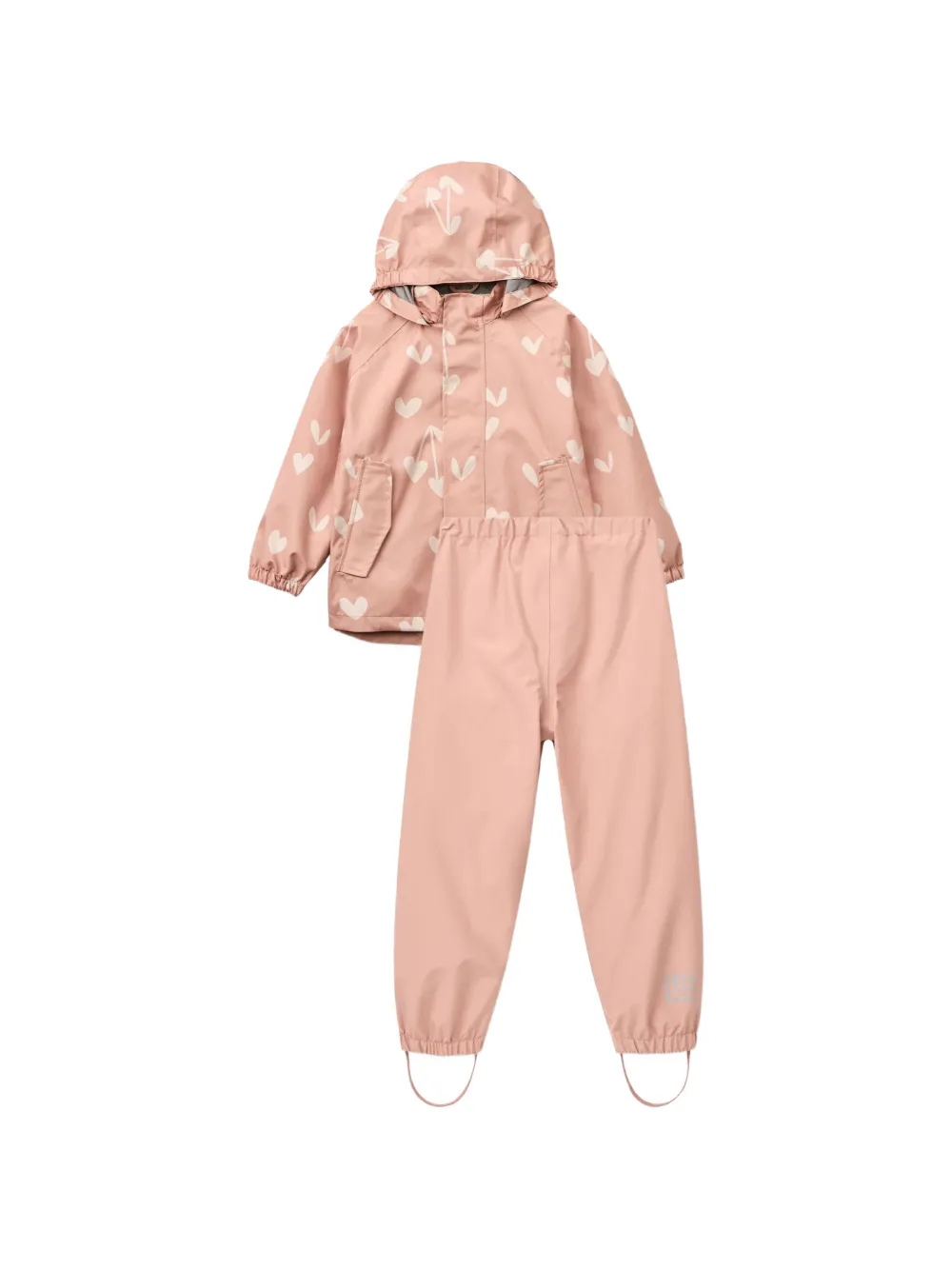 Liewood heart cherry print set - Rosa