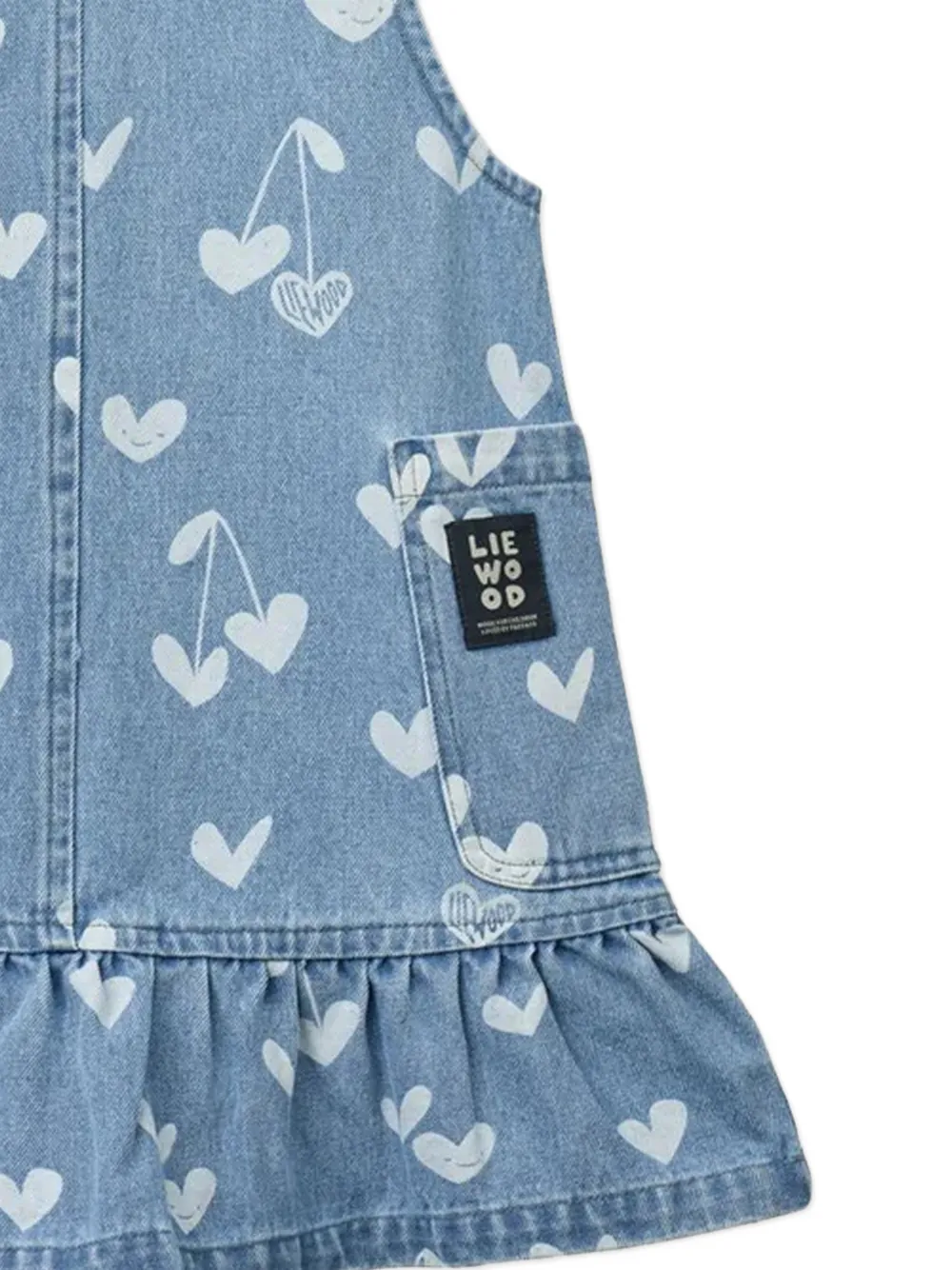 Cherry Heart Print Dress