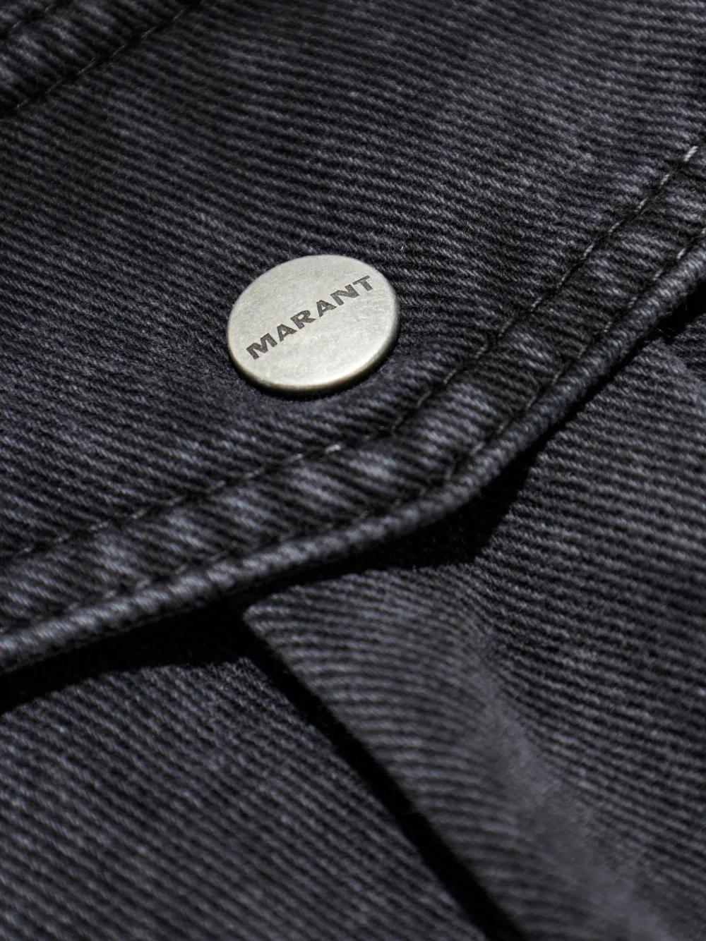MARANT Isalya denim jack Zwart