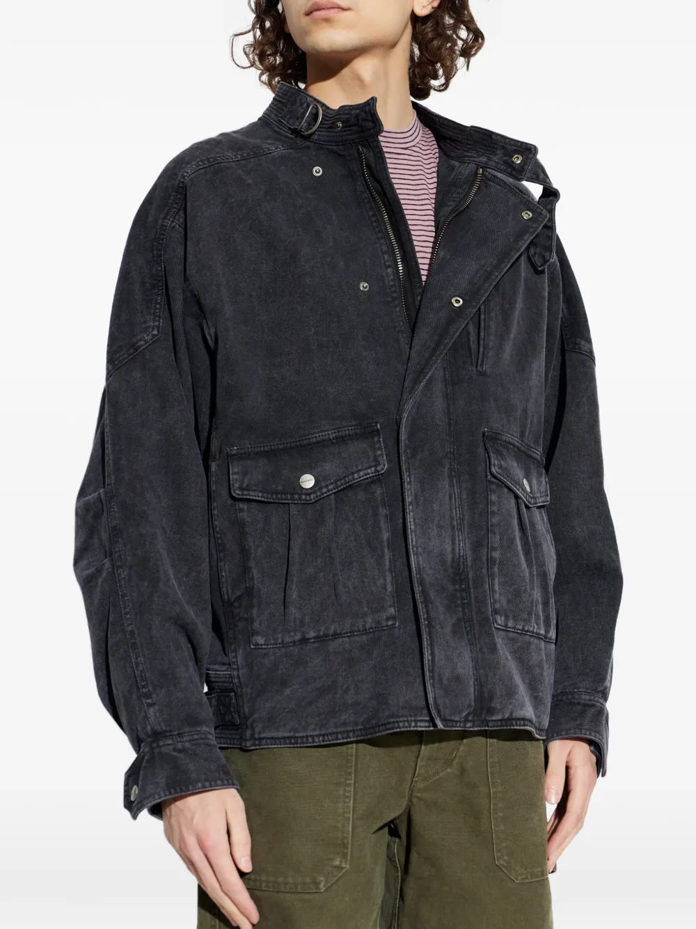  Marant Isalya Denim Jacket - Black 