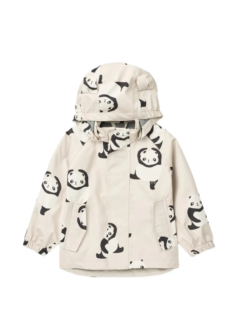  Liewood Panda Hooded Jacket - Grey 
