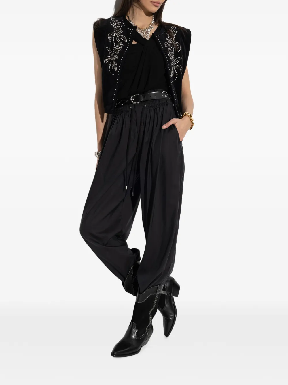 ISABEL MARANT Neya top Zwart