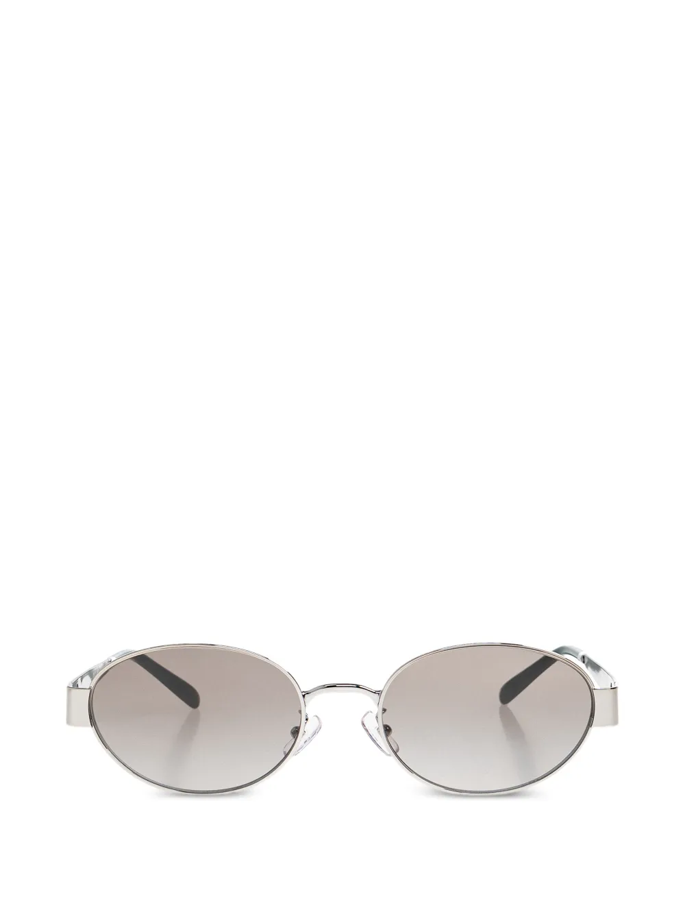 Tory Burch oval-frame sunglasses - Argento