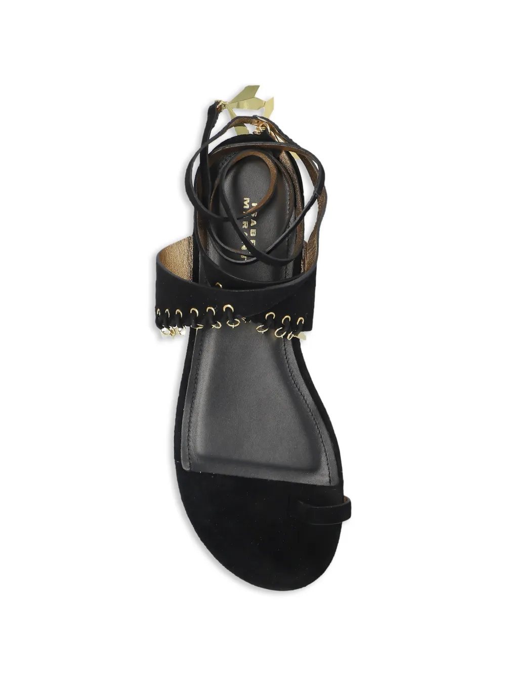 ISABEL MARANT Dreena Embellished Sandals in Black, view 3