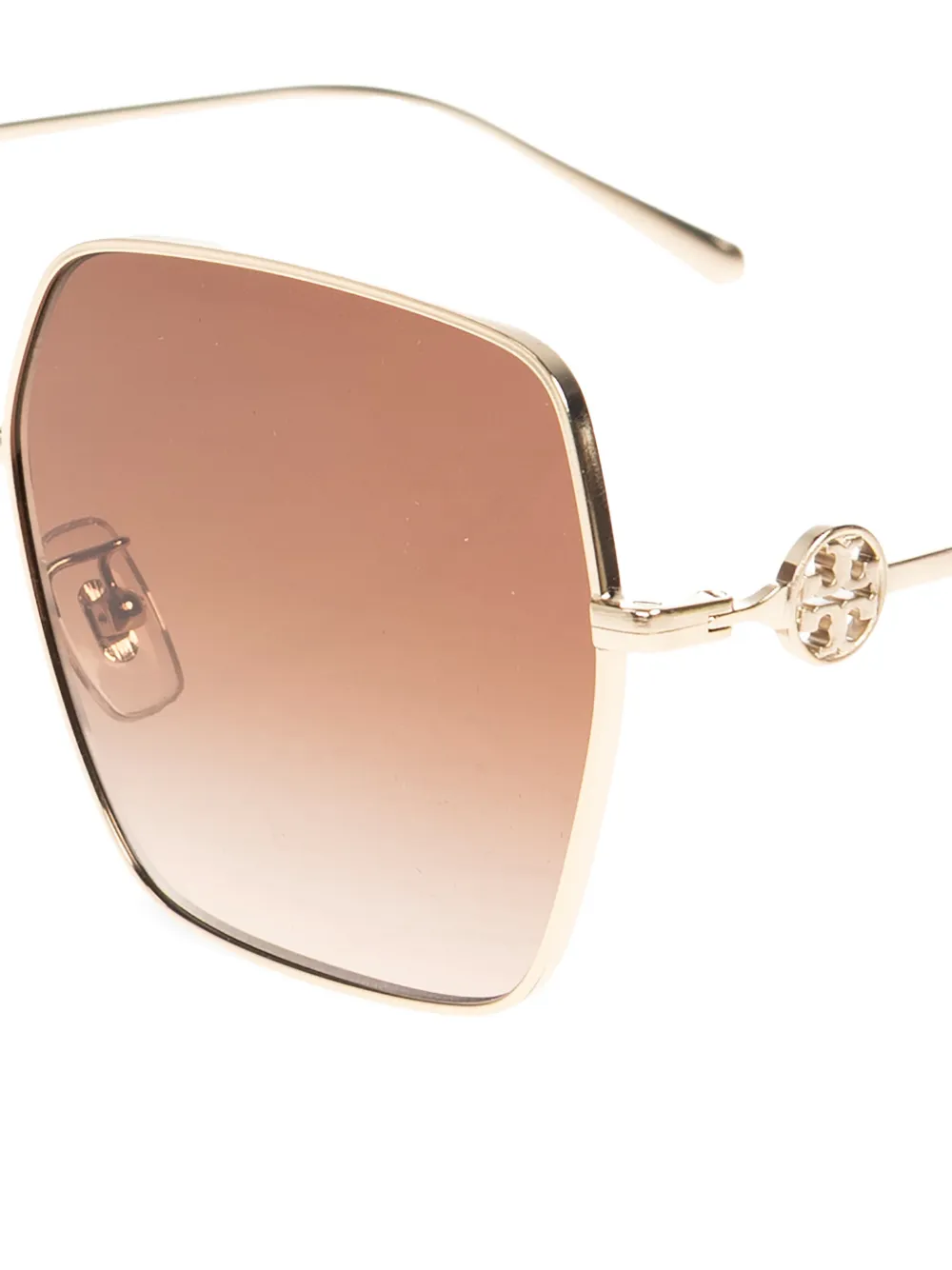  Tory Burch Oversized-frame Sunglasses - Brown 