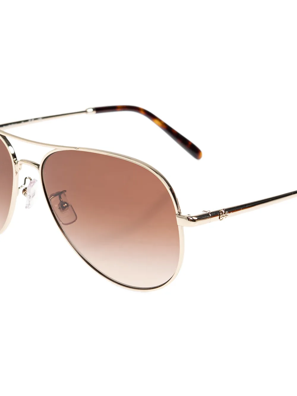  Tory Burch Pilot-frame Sunglasses - Gold 