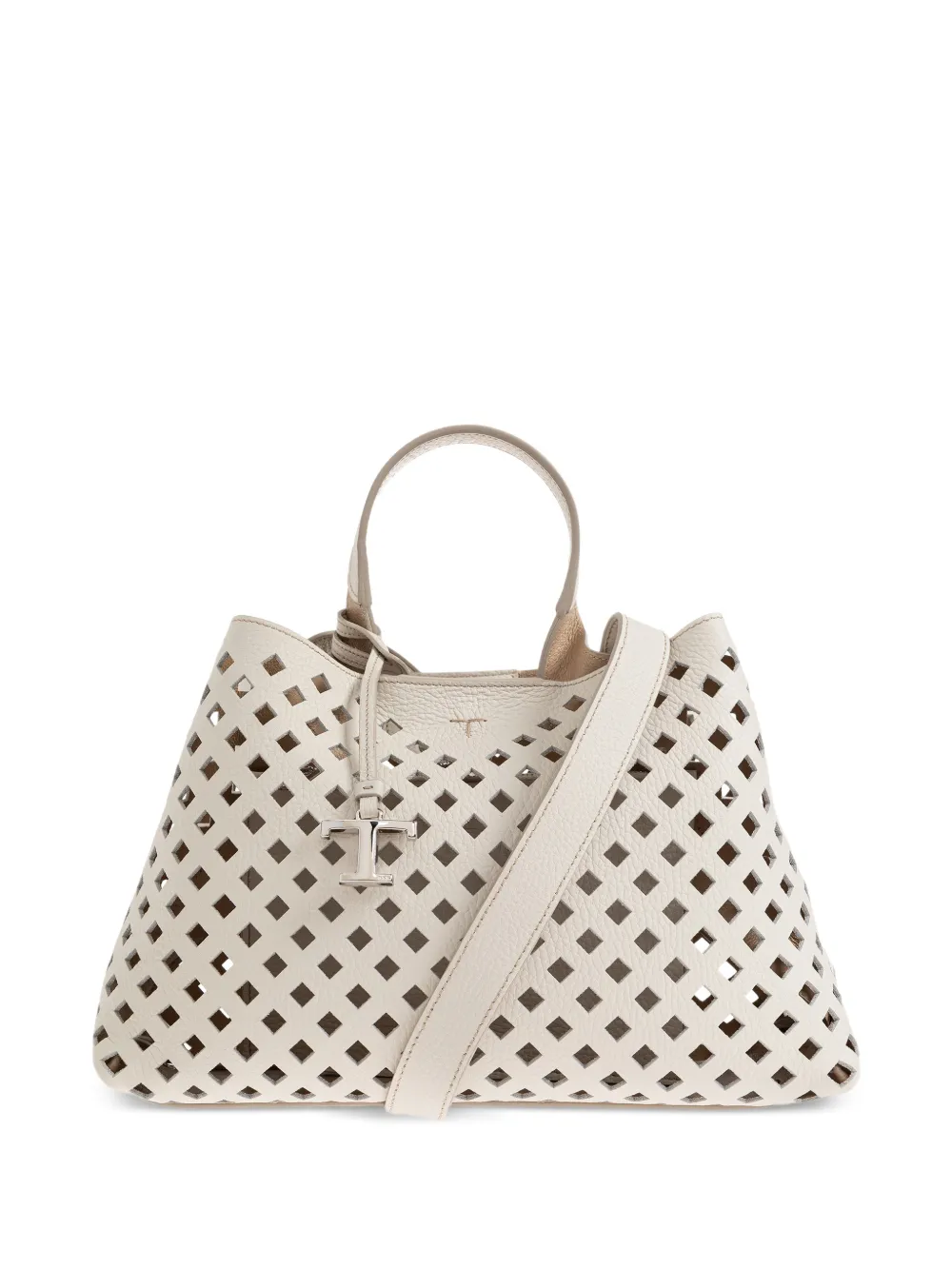Tod's small leather tote bag - Toni neutri