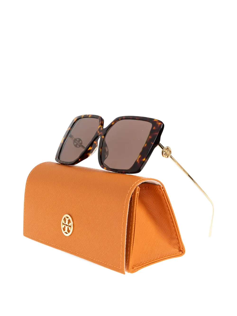  Tory Burch Square-frame Sunglasses - Brown 