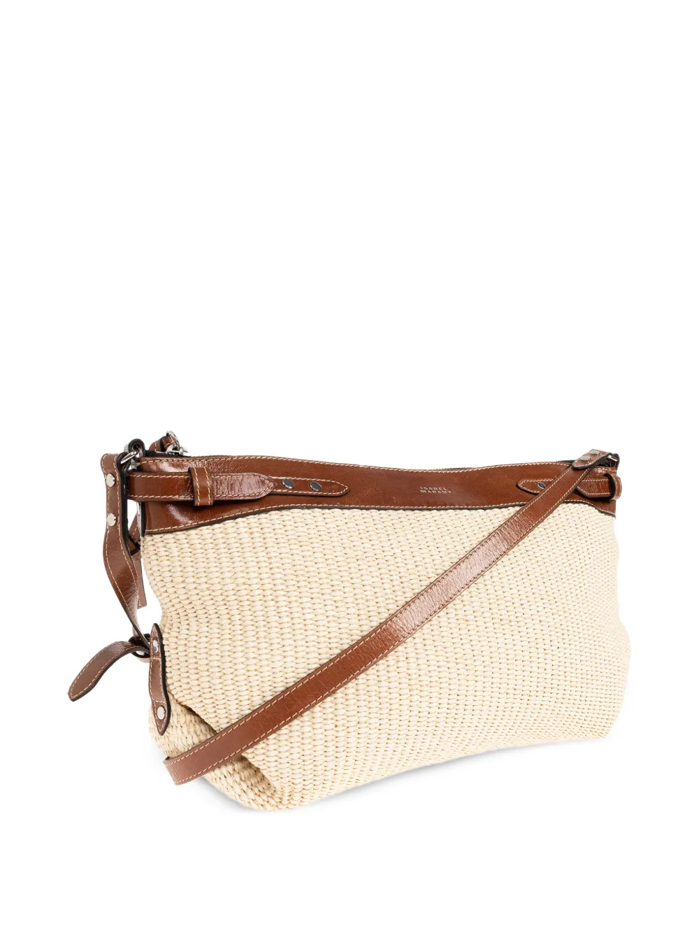 ISABEL MARANT Leren shopper Beige