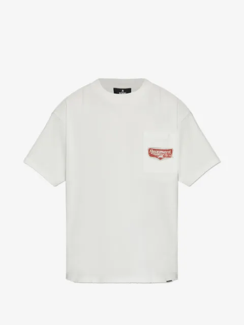 Represent chest-pocket graphic-print T-shirt
