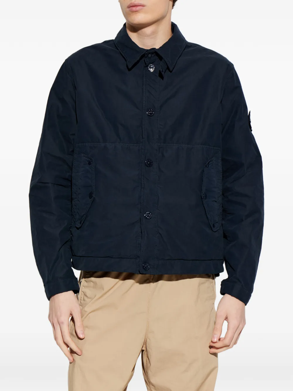Stone Island Jack met lange mouwen Blauw