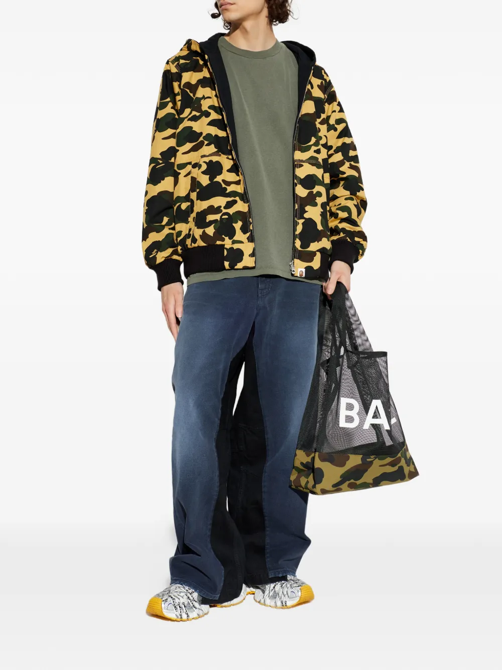 A BATHING APE® 퍼스트 카모 후드 집업 | 후드 재킷