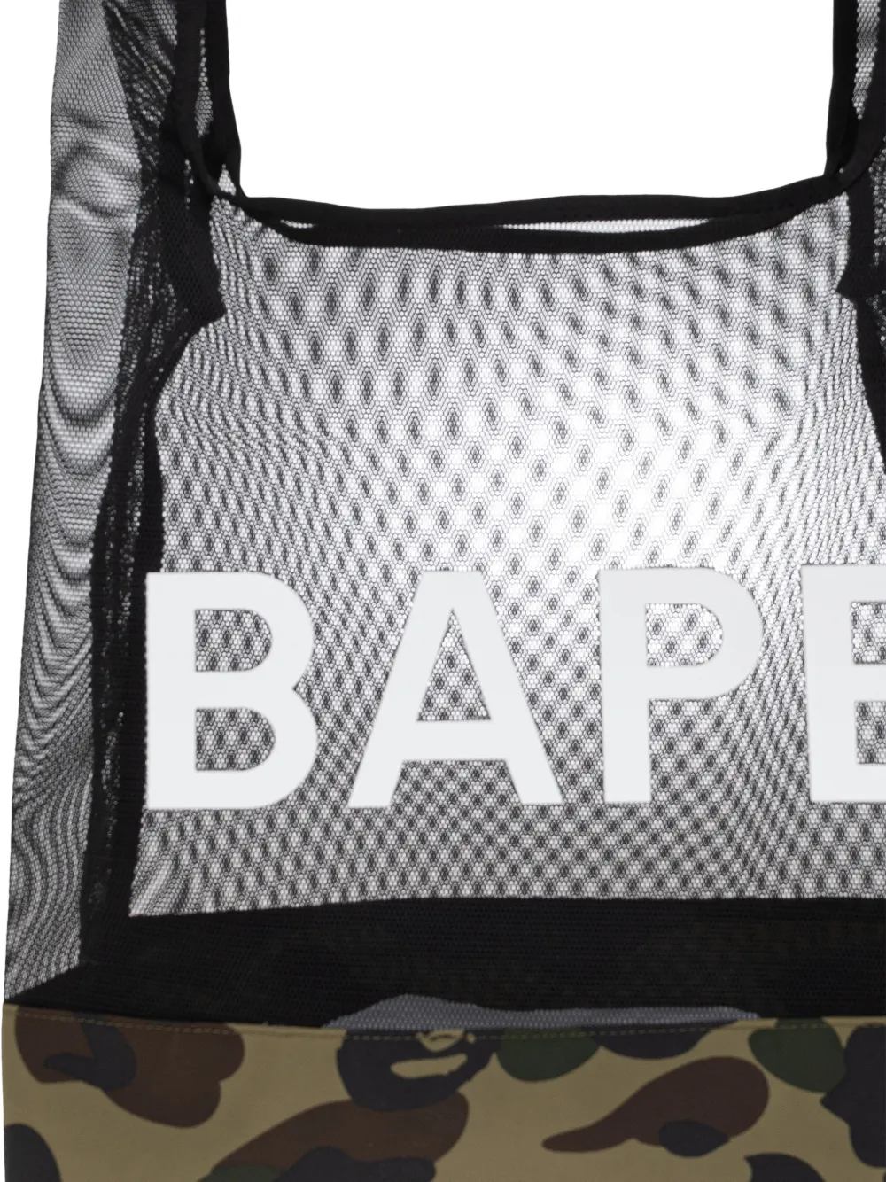 1st Camo mesh tote bag