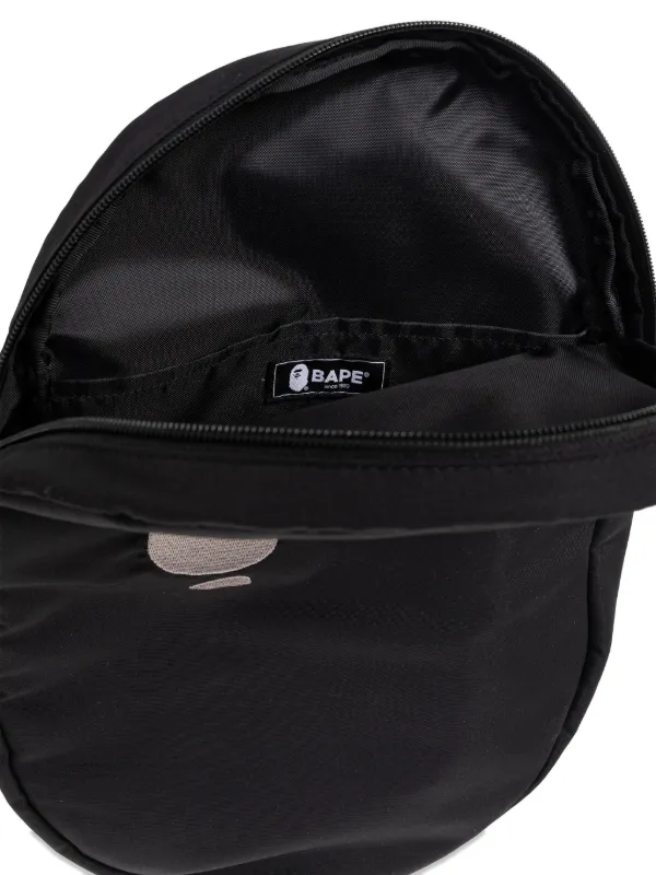 A BATHING APE® Big Ape Head Shoulder Bag | Black | FARFETCH
