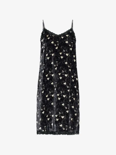 R13 vestido de encaje Hearts