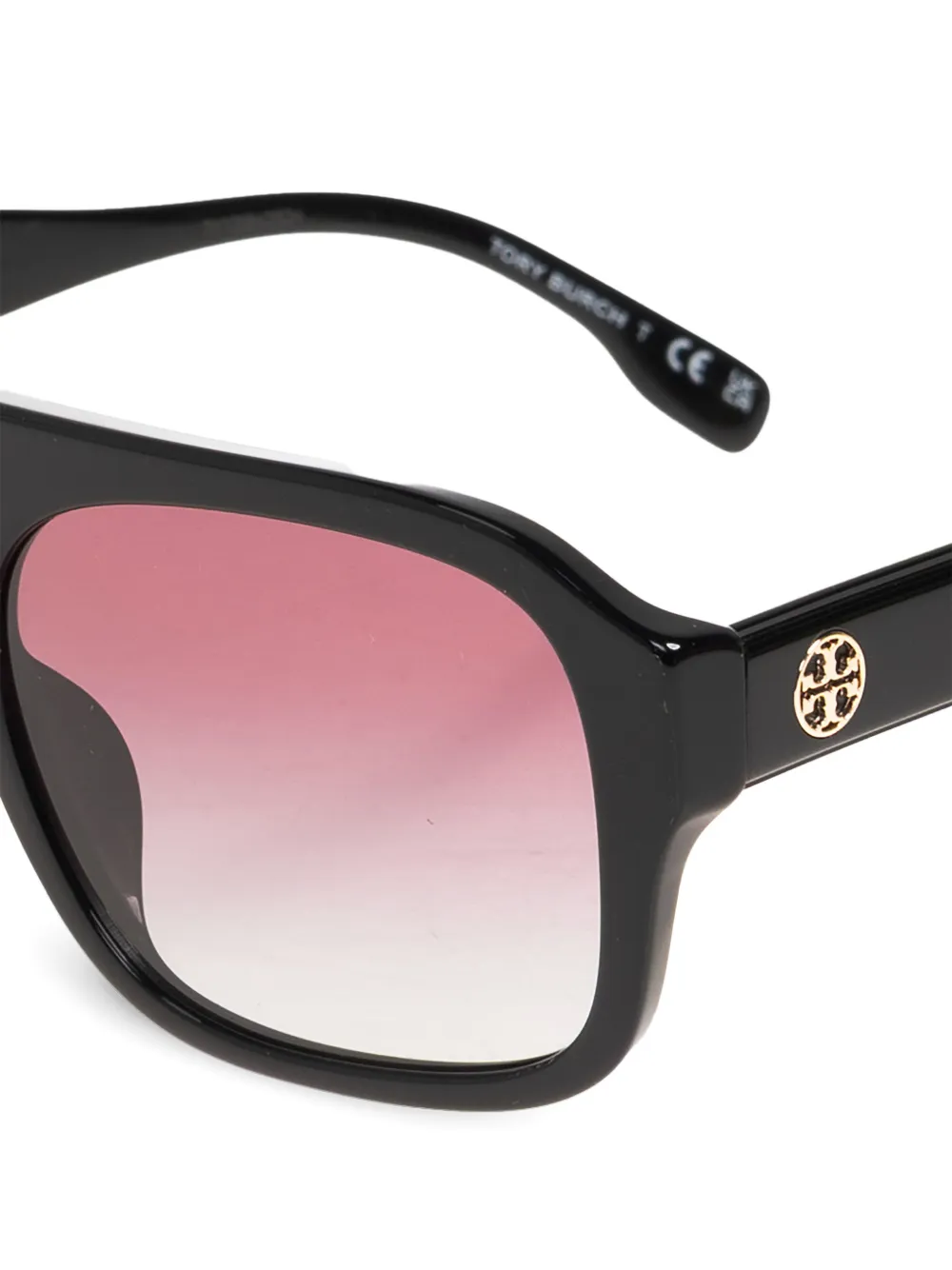  Tory Burch Gafas De Sol Con Montura Estilo Piloto - Negro 