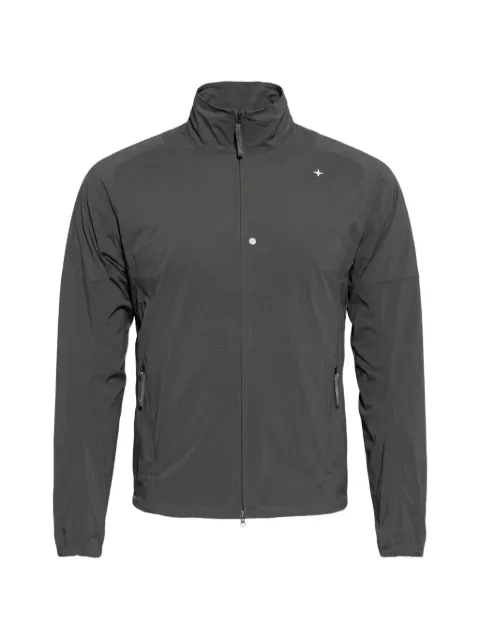 Stone Island zip embroidered jacket