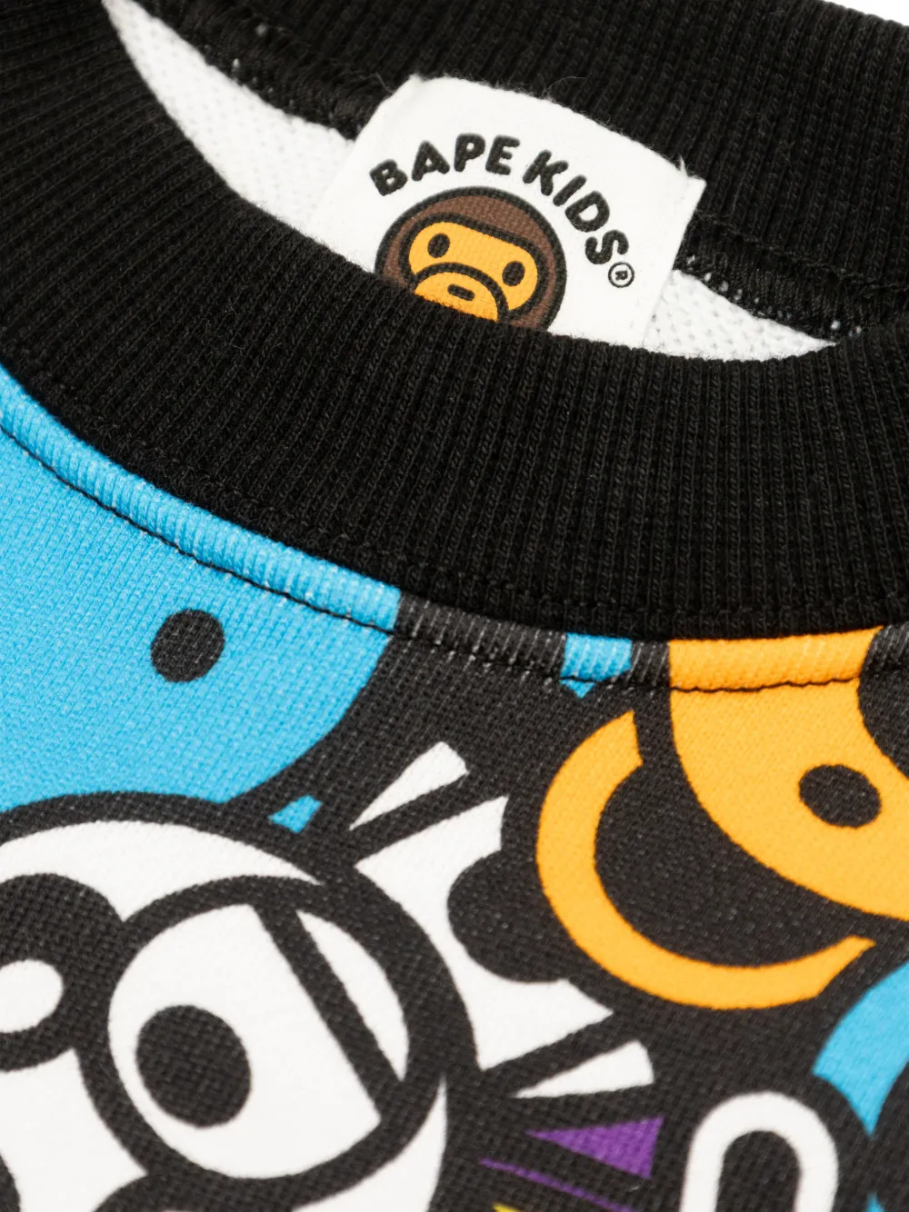  A Bathing Ape® Graphic Print Sweatshirt - Yellow 