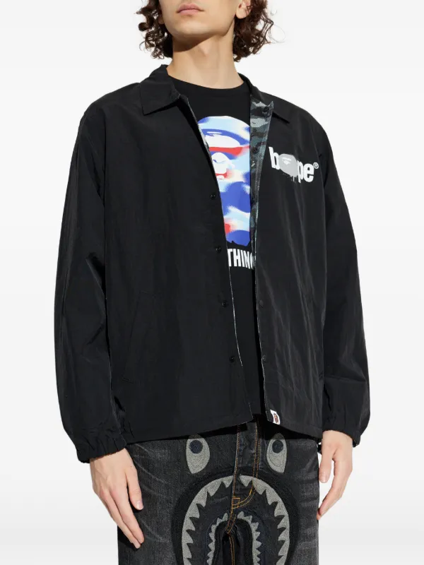A BATHING APEリバーシブルナイロンジャケット BAPE サイズＬ A BATHING APE® Bape Reversible Jacket | Black | FARFETCH CA
