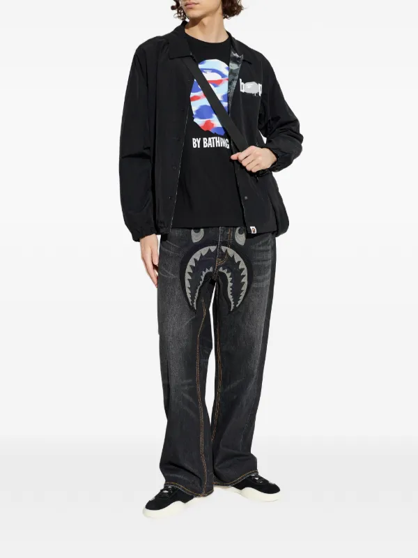 A BATHING APEリバーシブルナイロンジャケット BAPE サイズＬ A BATHING APE® Bape Reversible Jacket | Black | FARFETCH CA