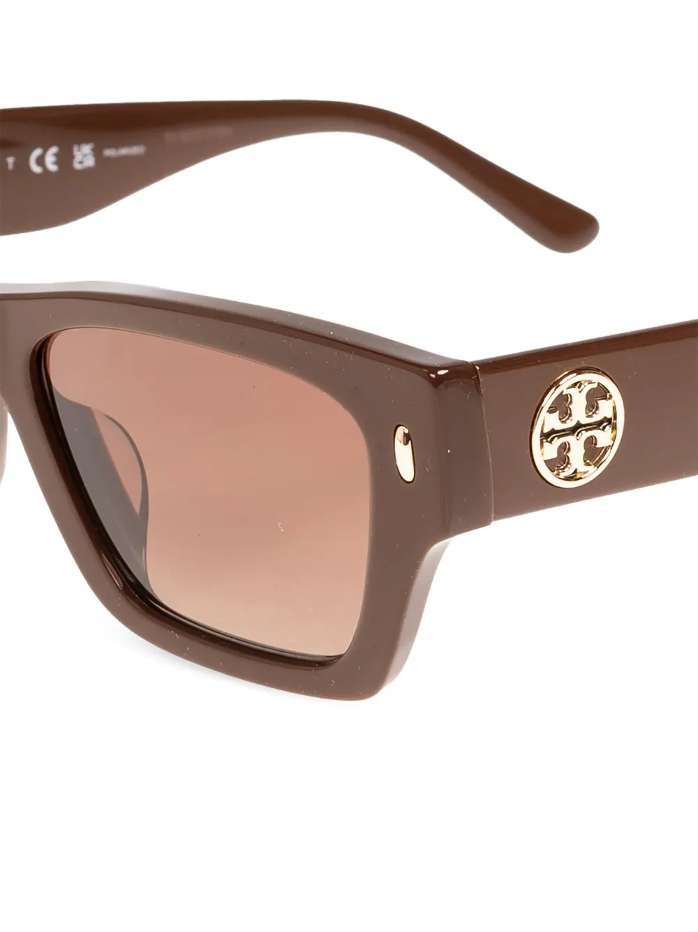  Tory Burch Rectangle-frame Sunglasses - Brown 