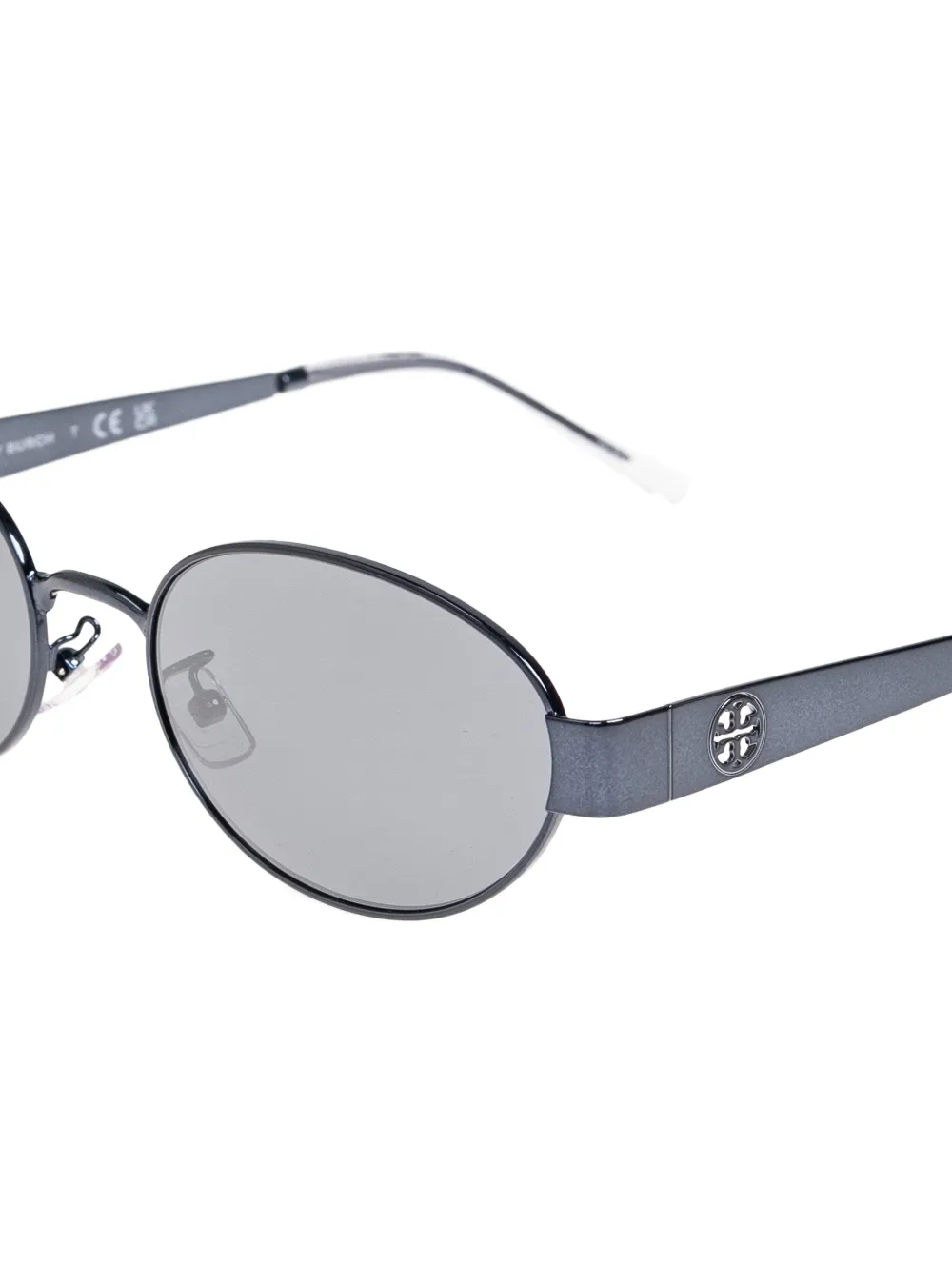  Tory Burch Oval-frame Sunglasses - Grey 