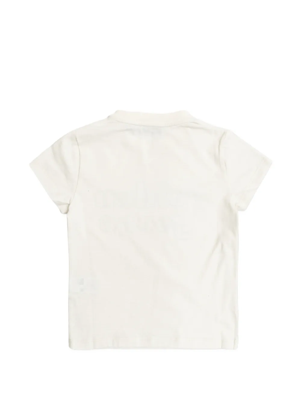 Golden Goose Kids T-shirt met logo van stras Beige