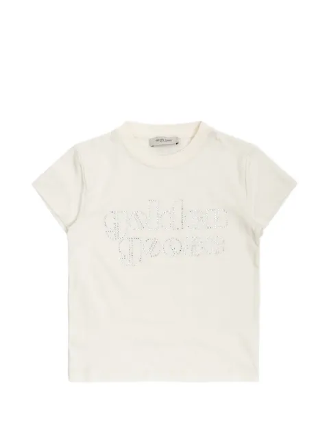 Golden Goose Kids Journey T-shirt in cotton jersey with studs