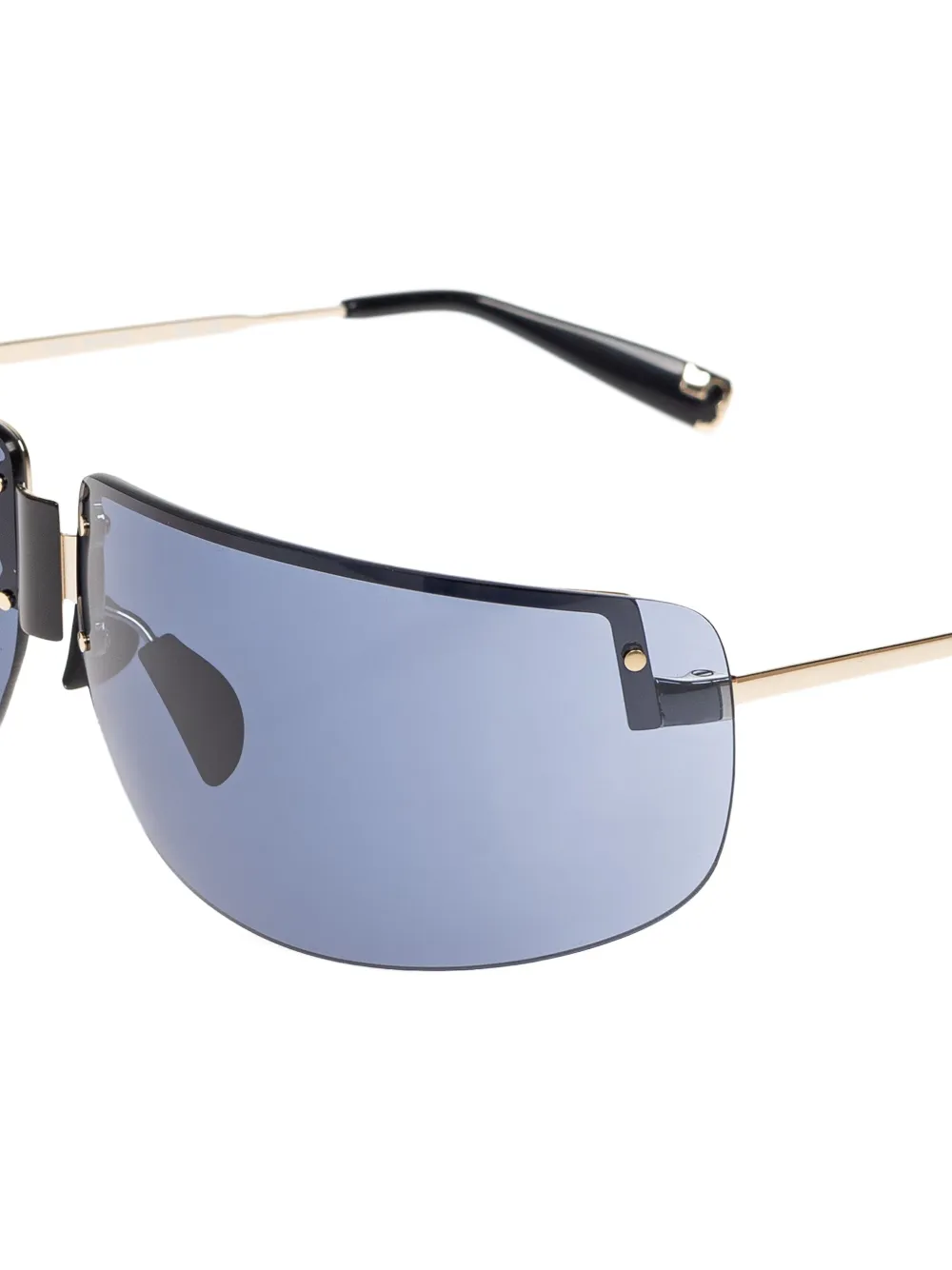  Tory Burch Shield Runway Sunglasses - Blue 
