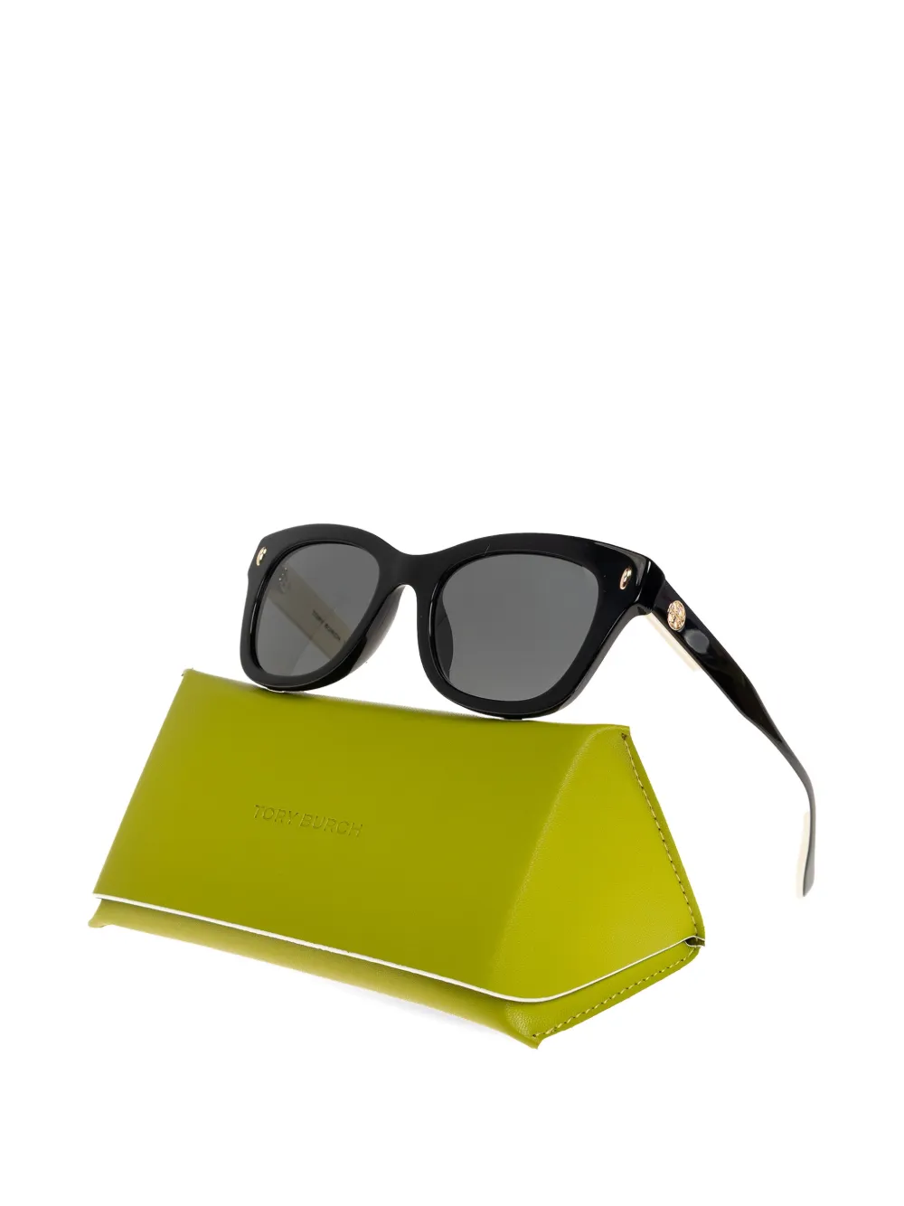  Tory Burch Cat-eye-frame Sunglasses - Black 