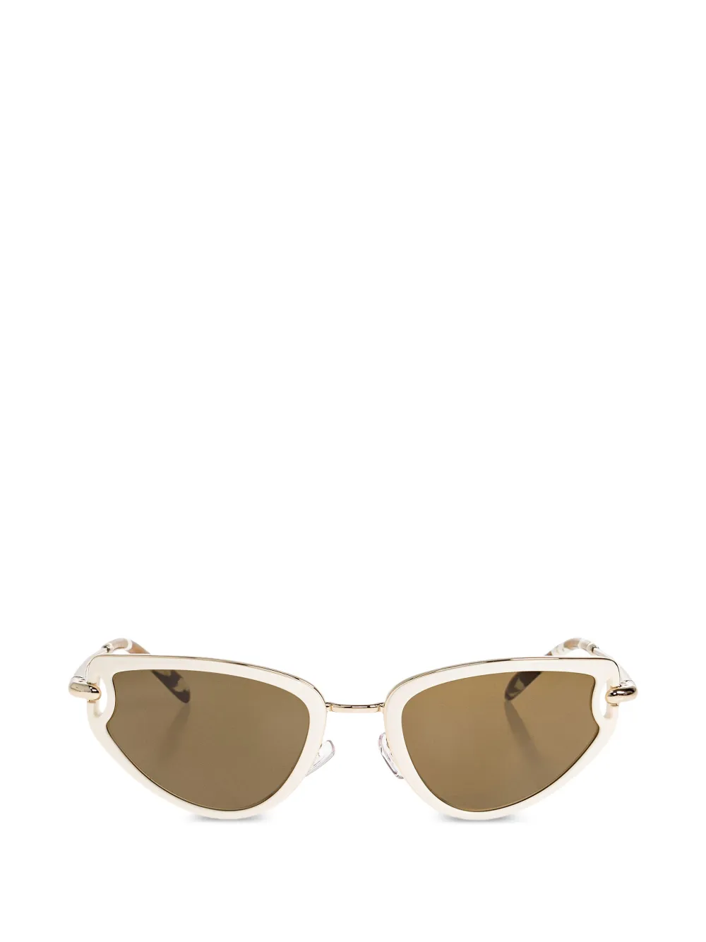 Tory Burch cat eye-frame sunglasses - Marrone
