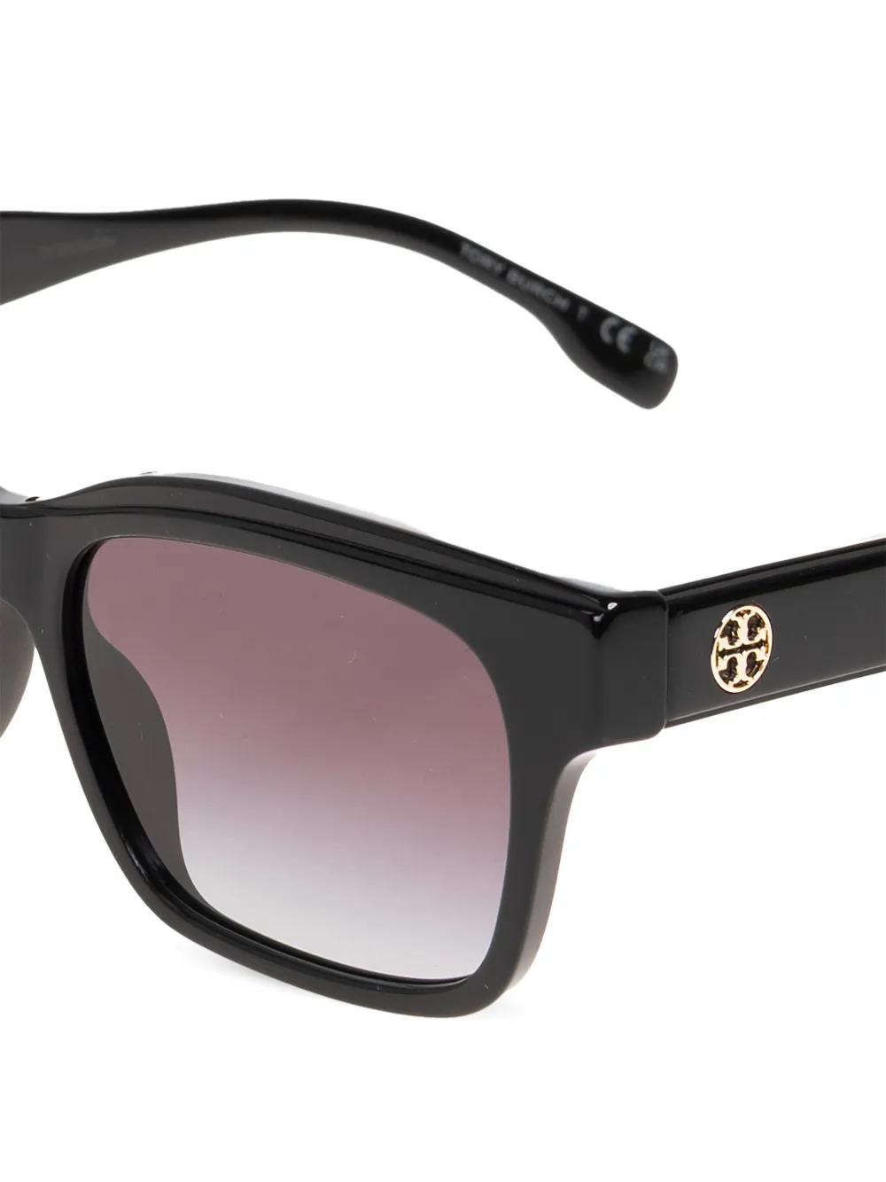  Tory Burch Rectangle-frame Sunglasses - Black 