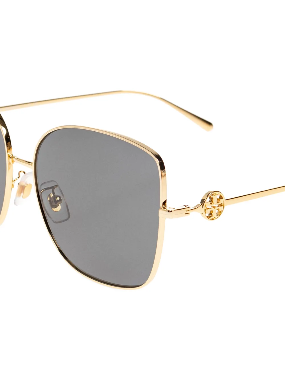 Tory Burch Zonnebril met oversized montuur Goud