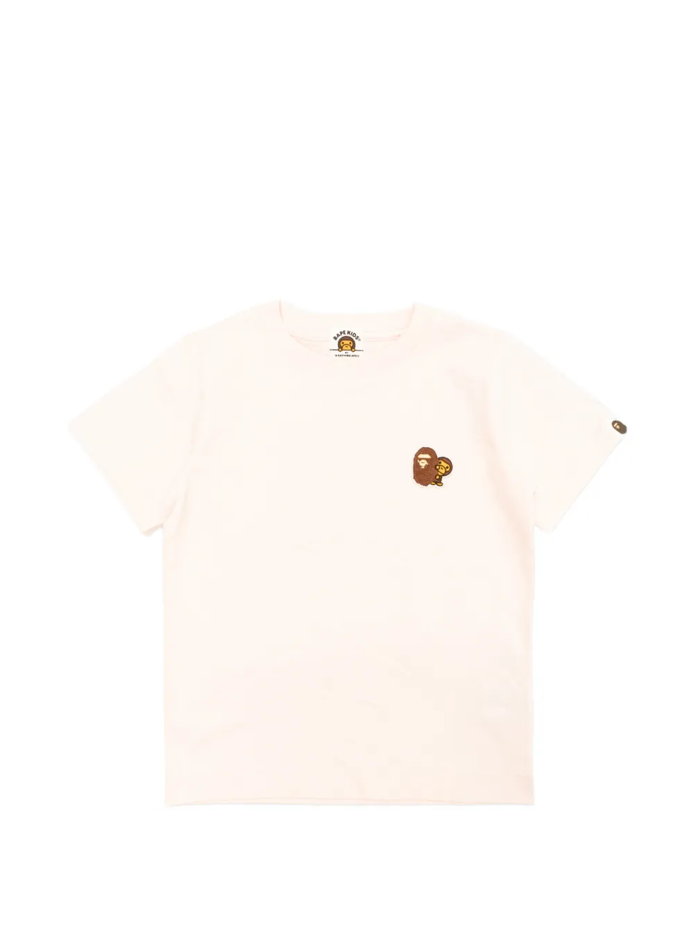A BATHING APE® logo graphic T-shirt - Rosa